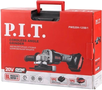 Углошлифовальная машина P.I.T. PWS20H-125B/1 8000об/мин рез.шпин.:M14 d=125мм - купить недорого с доставкой в интернет-магазине