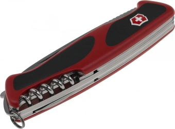 Нож перочинный Victorinox RangerGrip 55 (0.9563.C) 130мм 12функц. красный/черный карт.коробка - купить недорого с доставкой в интернет-магазине