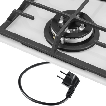 Газовая варочная поверхность Maunfeld EGHG.32.63CW/G белый - купить недорого с доставкой в интернет-магазине