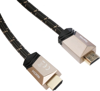 Кабель аудио-видео Hama Premium HDMI (m)/HDMI (m) 1.5м. феррит.кольца позолоч.конт. черный 5зв (00205025) - купить недорого с доставкой в интернет-магазине