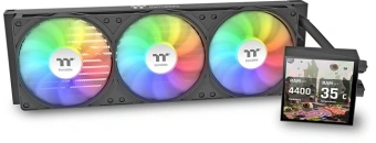 Система водяного охлаждения Thermaltake LB360 Ultra Soc-AM5/AM4/1200/1700/1851 черный 4-pin 30.6-32.5dB Al Ret (CL-W507-PL12SW-A) - купить недорого с доставкой в интернет-магазине