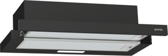 Вытяжка встраиваемая Gorenje TH606E4B черный управление: кнопочное (1 мотор) - купить недорого с доставкой в интернет-магазине