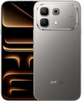 Смартфон Infinix X6879 Note 60 256Gb 8Gb титан моноблок 3G 4G 2Sim 6.78" 1208x2644 Android 16 50Mpix 802.11 a/b/g/n/ac NFC GPS GSM900/1800 GSM1900 Protect FM - купить недорого с доставкой в интернет-магазине