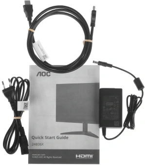 Монитор AOC 23.8" 24B36X черный IPS LED 16:9 HDMI матовая 300cd 178гр/178гр 1920x1080 144Hz DP FHD 2.52кг - купить недорого с доставкой в интернет-магазине
