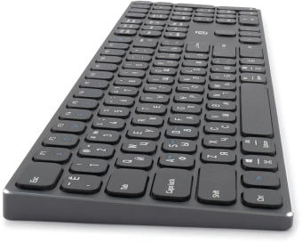 Клавиатура Оклик K867W серый/черный USB беспроводная BT/Radio slim Multimedia (2002130) - купить недорого с доставкой в интернет-магазине