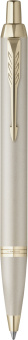 Ручка шариков. Parker IM Monochrome K328 (2172956) Champagne PVD M син. черн. подар.кор. - купить недорого с доставкой в интернет-магазине