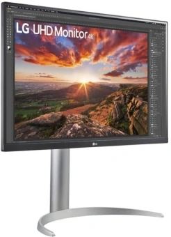 Монитор LG 27" UltraFine 27UP850K-W черный IPS LED 16:9 HDMI M/M матовая HAS 1200:1 400cd 178гр/178гр 3840x2160 60Hz FreeSync DP 4K USB 5.9кг - купить недорого с доставкой в интернет-магазине